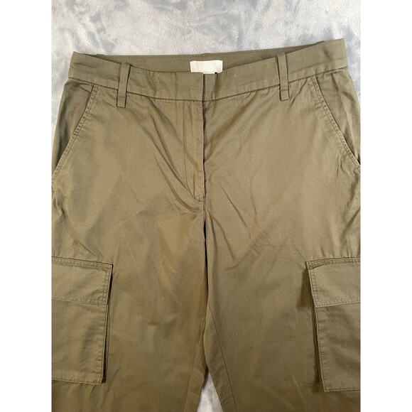 NWT wide leg cargo army green pants utility casual 10 Large H&M menswear baggy - Picture 4 of 11